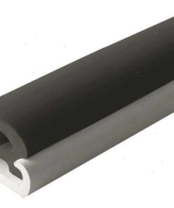 Fenderprofiel U-Flat H40 zwart 12m