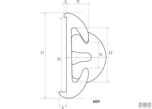 Fendering profiel H56 Wit 12mt - Afbeelding 8