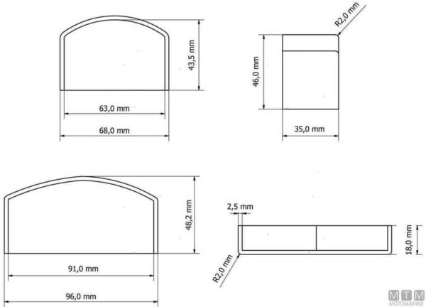 Fendering profiel QBE H90mm 12mt - Afbeelding 7