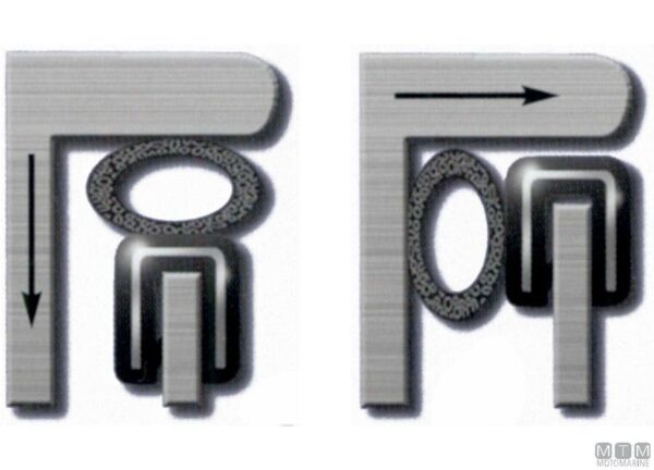 Neopreen afdichtingsprofiel Armflex (12mm ZIJDE) 15mt - Afbeelding 3