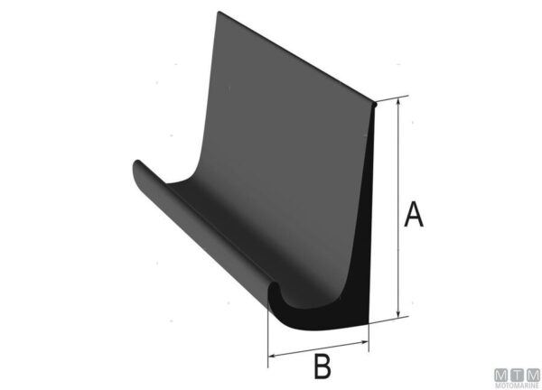 Afwerkingsprofiel Trim-lok Wit 23,0 x 12,5mm x 15 m - Afbeelding 4