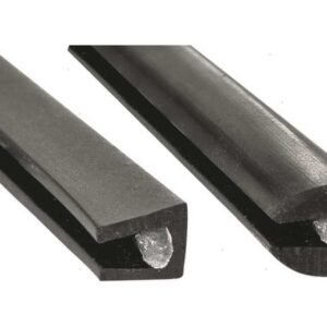 Beschermend profiel Zwart Vierkant 3.5 tot 5.5mm 15m