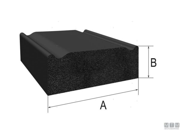 Rubber afdichting 3M 12.5 x 6.5mm 15m - Afbeelding 2