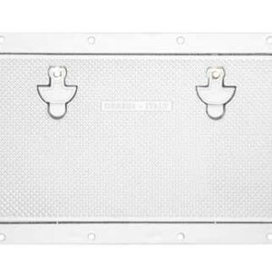 Geanodiseerd Aluminium Witte Luiken 350 x 600mm