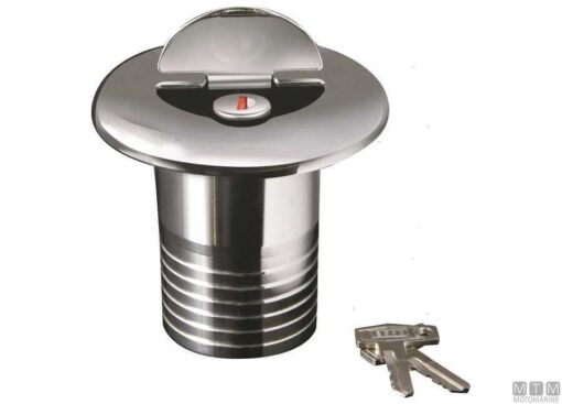 Afvalwaterdop Verchroomd met Slot 38mm - Afbeelding 2