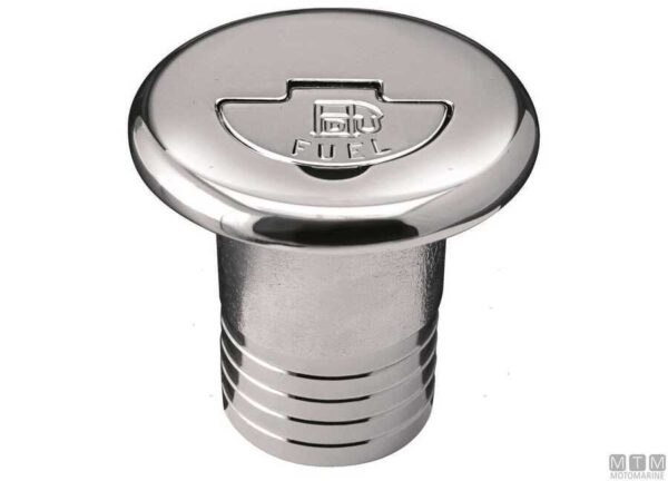 Brandstoftankdop Verchroomd met Slot 38mm - Afbeelding 2