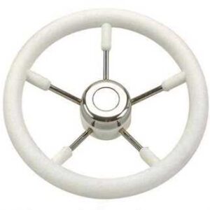 Stuur Riviera met witte polyurethaan Grip 400mm