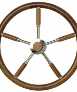 Teakhouten stuurwiel ø 450 mm