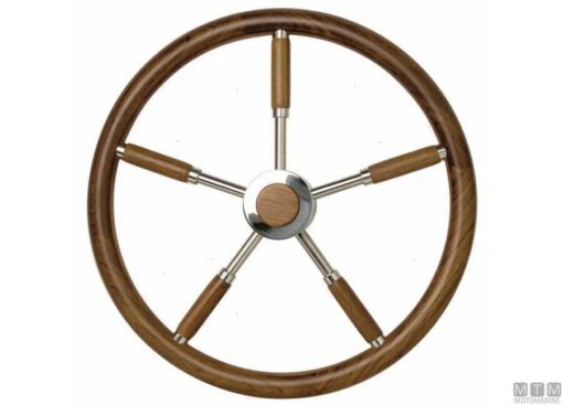 Teakhouten stuurwiel ø 450 mm