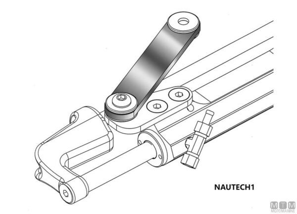 Hydraulisch stuur Ultraflex Nautech 2 - Afbeelding 6