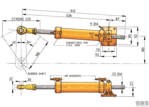 Hydraulische pomp Vetus HTP4210 - Afbeelding 3