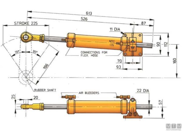 Hydraulische pomp Vetus HTP4210 - Afbeelding 3
