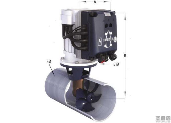 Vetus Bow Pro 76kgf 12-24v - Afbeelding 2