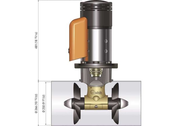 Boegschroef Quick BTQ 250-140 24v - Afbeelding 3