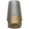 Complete Ogive Anode met geschroefde messing basis voor schacht 50mm