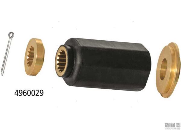 Rvs schroef voor Mercruiser 14 1/4 x 17 LH - Afbeelding 3