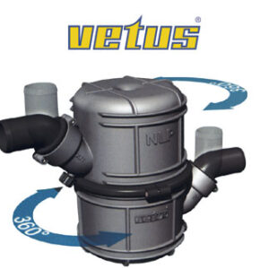 Uitlaat Demper Vetus NLP 40mm
