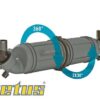 Horizontale Uitlaat Demper Vetus NLPH 90mm