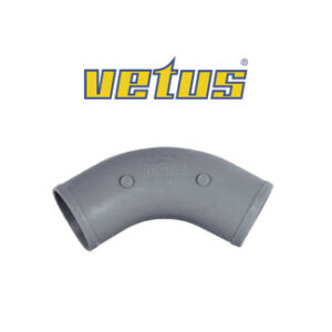 Plastic elleboog 120° Vetus Slang D100