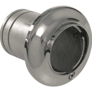 Uitlaat met klep voor 125mm slang