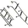 Roestvrijstalen ladder 4 treden 24 x H88cm