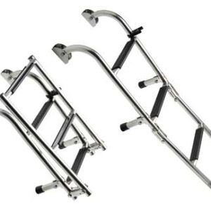 Roestvrijstalen ladder 4 treden 24 x H88cm