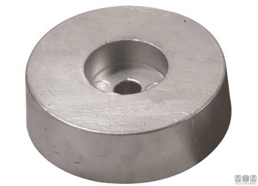 Achtersteven Anode Aluminium met Flens 140 x H35mm