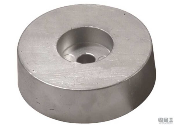 Achtersteven Anode Aluminium met Flens 140 x H35mm