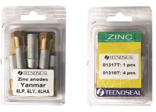 Kit Zink Anodes Yanmar 119773-92600 - Afbeelding 2