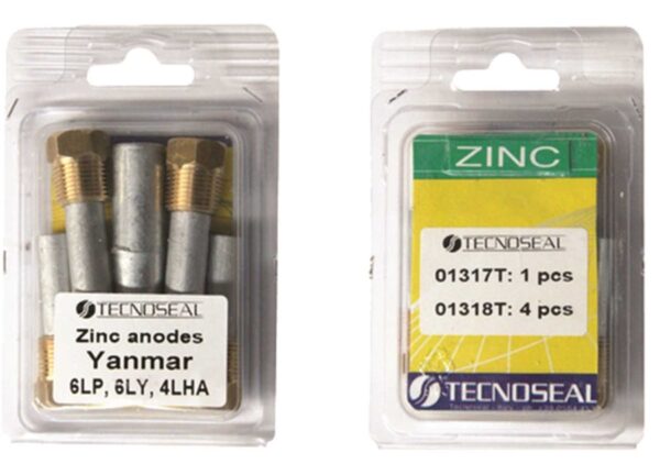 Kit Zink Anodes Yanmar 119773-92600 - Afbeelding 2