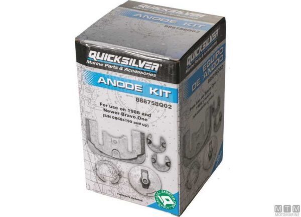 Kit Anodes Mercruiser Bravo 1 888758q02