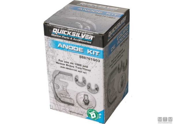 Kit Anodes Mercruiser Bravo 2-3 888761q03