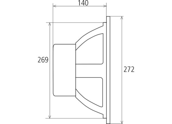 Marine subwoofer Fusion 400wt - Afbeelding 2