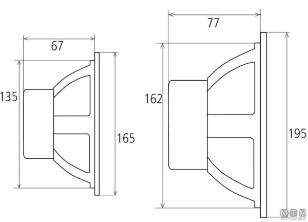 Marine Speakers Fusion XS 240w ( Paar) - Afbeelding 6