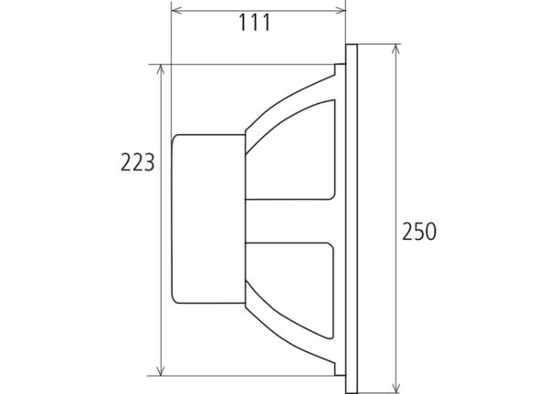 Marine Subwoofer Fusion XS 600w - Afbeelding 4