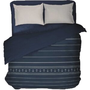 Katoen en Polyester Deken Mb Santorini Blauw 270x140cm