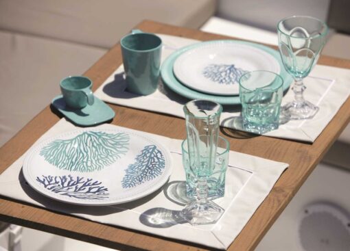Melamine Borden 27cm MB Harmony Aqua 6stuks - Afbeelding 4