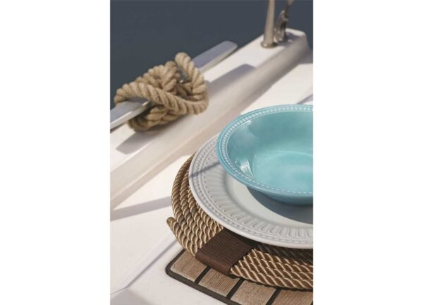 Melamine Diepe Borden MB Harmony Aqua 6st - Afbeelding 4