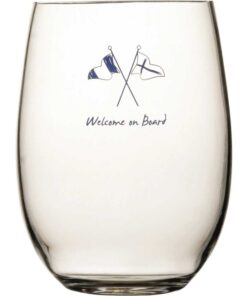 Waterglas MB Welcome 9 x H13 cm Pak 6 stuks
