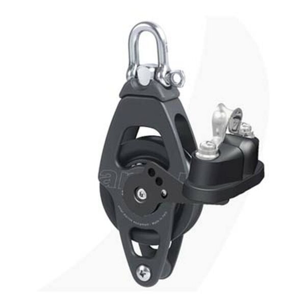 Antal Katrol Enkel Blok met Becket + Cam 50mm (10mm lijn)