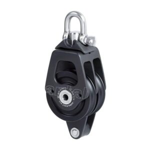 Antal Katrollen Dubbel Blok met Becket 50mm (10mm lijn)