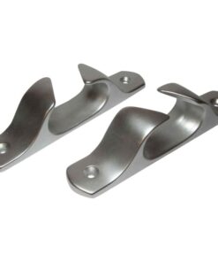 Paar (rechts en links) Geanodiseerde aluminium Fairleads 140 x 30mm