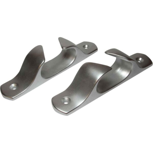 Paar (rechts en links) Geanodiseerde aluminium Fairleads 200 x 40mm