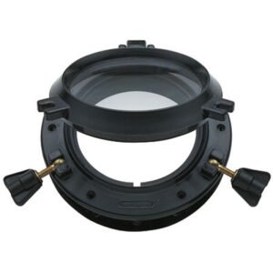 Portlights Ronde D320mm Uitsparing 260mm Nylon Zwart