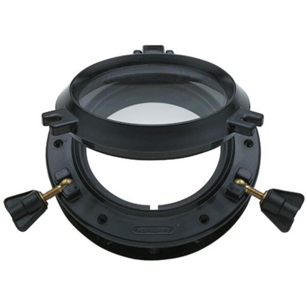 Portlights Ronde D320mm Uitsparing 260mm Nylon Zwart