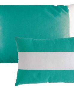 Paar Waterdichte Kussens MB Aqua & Wit
