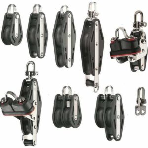Sprenger Fiddle Katrol met Cam kikker & Becket 36mm voor lijnen tot 10mm
