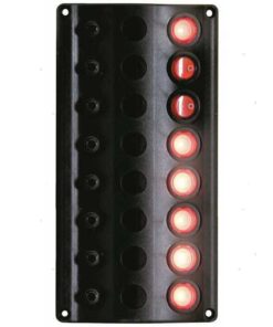 Polyurethaan Elektrisch Paneel met 8 Led Schakelaars 100 x H210mm