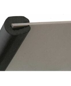 Afwerkingsprofiel Easy Pvc Zwart (1.5 - 4mm) 25mt