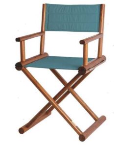 Teakhouten klapstoel MB Turqoise 52 x 48 x H90cm